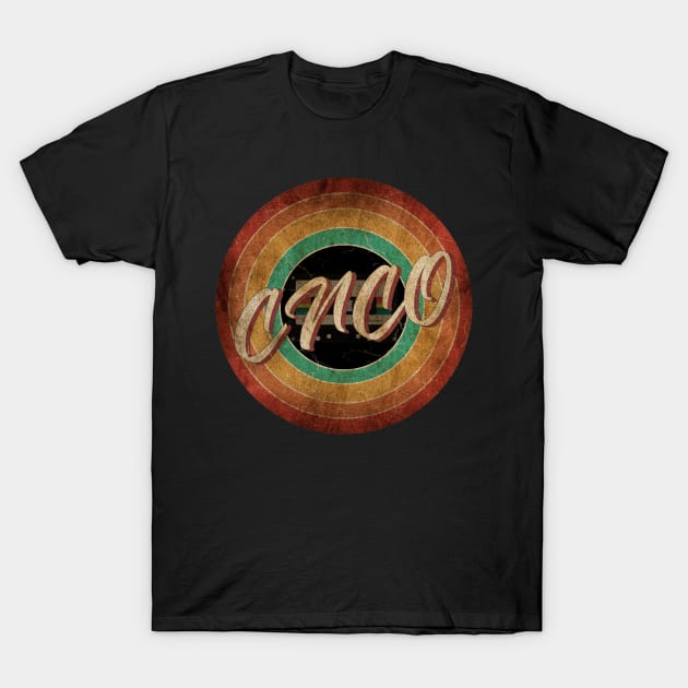 CNCO Vintage Circle Art T-Shirt by antongg